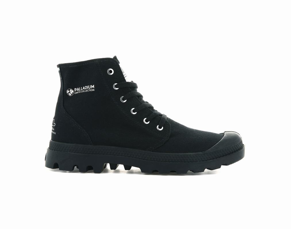 Botas Palladium Pampa Hi Organic Ii Hombre - Negras ||MNRY-10795||